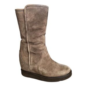 UGG Collection Gisella Hidden Wedge Suede Boots